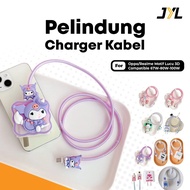 Cute 3D Cable and Charger Adapter Protector Compatible for Oppo/Realme 67W-80W-100W Cable Protector