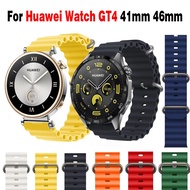 Ocean Strap for Huawei Watch GT 4 Smart Watch Silicone strap for Huawei Watch GT4 41mm 46mm smart watch Sport Bracelet for Huawei Watch GT 4