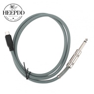 HEEPDD 1/4 Inch To USB C Cable Male Stereo 6.35mm Type Record Cord US