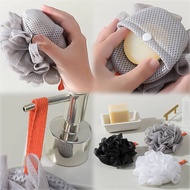 [MANGO] 1 Piece Of Soft Loofah Sponge Bath Ball For Soap 2-in-1 Soap Dispenser And Body Scrub Bathro