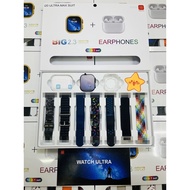【Local Stock】10 In 1 Set Ultra 2 49mm Screen Sport Fitness SmartWatch 9 With Earphones I20 Ultra Max
