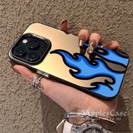 Redmi 14C 13C 10C 9A 9C 12C 10A Note 14 13 12 11 10s 9sProBlue Red Fire Phone Case