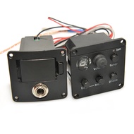 Sistem Preamp ISYS+ EQ untuk Pickup Gitar Akustik, Penguat Gitar Akustik dengan Bunyi Boleh Laras, A
