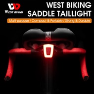 West biking Portable Bike Tail Light Rugged and Durable Bike Breathing Light