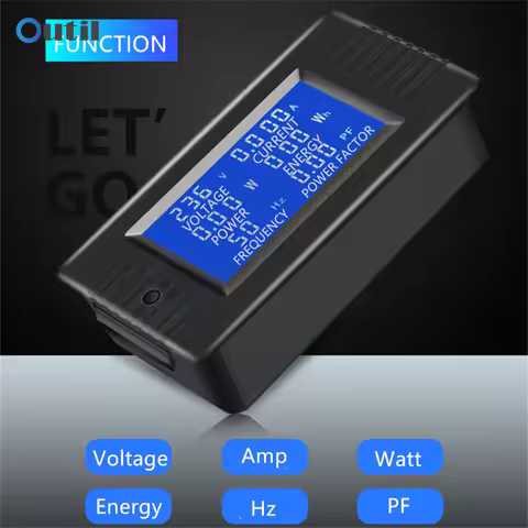 PZEM-022 100A AC 80-260V Voltage and Current Power Capacity Meter 100A Closed CT Car Battery Capacit