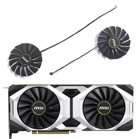 Original RTX2080TI GPU fan 88MM 4PIN PLA09215B12H suitable for MSI RTX 2080, 2080Ti, 2080 SUPER VENT