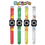 Apple Watch strap iwatch 手錶 錶帶 表帶 寵物小精靈 寶可夢 Pokemon 車厘龜 小火龍 奇異種子 比卡超 pikachu 38mm 40mm 41mm 42mm 44mm 45mm