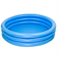 Intex - Crystal Blue Pool-58446NP Circle Children's Swimming Pool - 3 Swimming Pool Ring biru