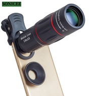 Sonicee 18X 28X 64X Optical Zoom Telephoto Lens Universal Phone Telescope with Clamp for Photography