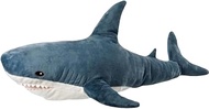 XIGUI 3D Giant Shark Stuffed Animal,Soft Squishy Toys Giant Shark Plush Pillow,Chubby Stuffed Shark Funny Gifts for Women,Brave Boy's and Girl's Room Shark Decor (39.3 Inch /100 cm)