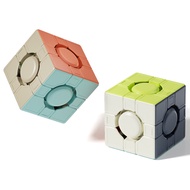 Unique QianJi Cube 3x3 Stickerless Original Cube Puzzle Card
