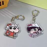 Gante Crayon Shin-chan Xiaoai keychain suitable acrylic keychain pendant bag double bestie