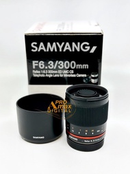 全新現貨✅Samyang 300mm F6.3 Reflex Mirror Lens ED UMC APS-C for Sony E (水貨) (Brand New) 手動反射鏡頭 波波鏡 FX30 ZV-E10 a6700 a6600 a6500 a6400 a6100 a6000 a5100 A7C II A7CR A7C2 A7CII A7 III A7RV A7 IV A7V A7S A7III A1 A9S A9