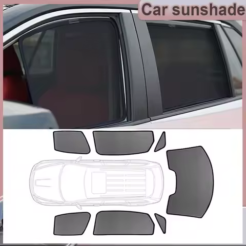 Car Mesh Shades For Ford Fiesta MK7 Accessories Mk6 Mark VI B299 2009~2017 5-door hatchback Sunshade