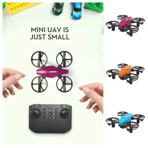 ABS Remote Control Airplane Model Flying Four-axis GT1 Mini Drone 360° Sturdy RC Stunt Aircraft Boys