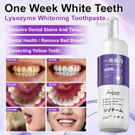 🦷Quickly Whiten Your Teeth🦷【1 Week Whitening】 Enzymes Whitening Toothpaste/Color Correction/Stain Re