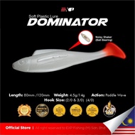 EXP DOMINATOR SOFT PLATIC UNDERWATER ACTION PADDLE WAVE SP LURE SET 4.5G / 8CM