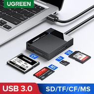 UGREEN รุ่น 30333 Hub USB 3.0 Card Reader Super Speed TF/SD/MS/CF สายยาว 50cm