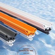 CYMX Window Seal Strip, 4M Flexible Weather Strip, Soundproofing Bilateral TPE Self-adhesive Insulat