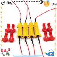 OLINI Load Resistor Car Accessories Replacement LED Error Wiring Resistance Auto Universal Fog Lamps