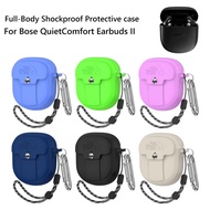 Anti-Lost Case For BOSE QuietComfort Earbuds II Silicone Earphone Case Earbuds Cover Protective Shell