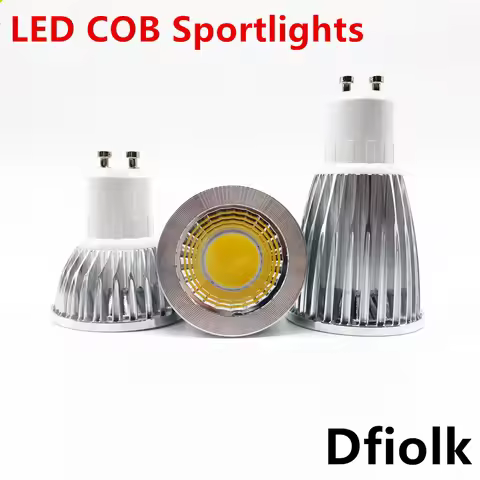 Super Bright GU 10 Lamps Light Dimmable Led Warm / White 85-265V 6W 9W 12W GU10 COB LED lamp light G