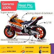 DIECAST MINIATUR MOTOR MOTO GP HONDA REPSOL MARC MARQUEZ - MAHDA46