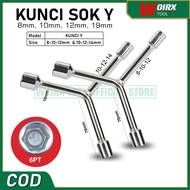 WOIRX TOOL Y Socket Socket Shock 8mm 10mm 12mm 14mm