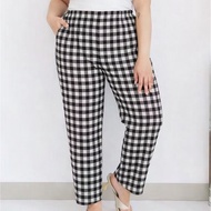 SUPER JUMBO PANTS WEIGHT 90 KG SOFT TARTAN PLAID PANTS