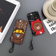 Asus Zenfone 4 Max Pro ZC554KL x00id Casing Brown Bear Cartoon Shockproof Phone Case