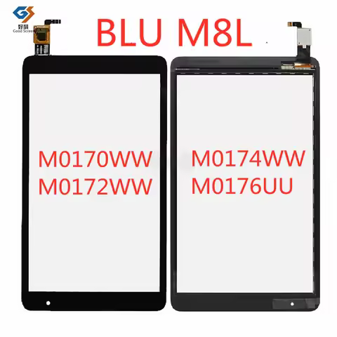 8 Inch For Blu M8L Plus M0211WW 4G Lte/BLU M8L 2021 M0170WW Tablet PC Capacitive Touch Screen Digiti
