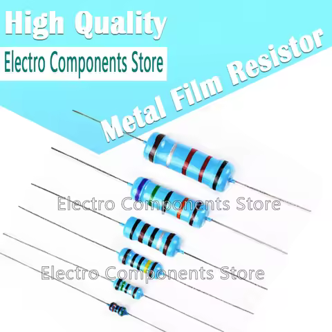 200PCS 2W 0.16R 0.18R 0.2R 0.22R 1% Metal Film Resistor 0.16 0.15 0.1 0.2 0.22 0.33 0.36 0.39 0.43 0