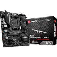 MSI MAG B550M Bazooka Gaming Motherboard (AMD AM4 DDR4 PCIe 4.0 SATA 6Gb/s M.2 USB 3.2 Micro-ATX)
