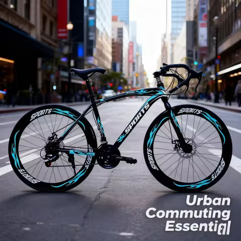 Bianchi Green 21-Speed Road Bike - Adult City Racing Bicycle 700c Wheel Size Variable Speed Drop Han