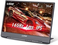 G-STORY 15.6” Portable Monitor, 1ms 165Hz Portable Gaming Monitor (Support 144Hz) Full HD 1080P, IPS Screen USB C Computer Monitor with HDMI Freesync for Laptop PS5 NS Xbox PS4 Phone with Smart Cover