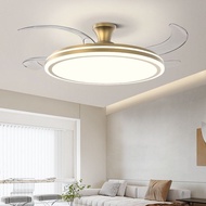 Dining Light With Fan Ceiling Fan With Light Full Spectrum Dining-Room Lamp Fans All-in-One Light Restaurant Ultra-Thin