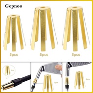 Gepnoo 5Pcs/Pack Universal Brass Golf Shaft Adapter Shims, Golf Shaft Adaptor, Brass Washers Accesso