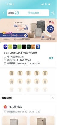 百佳 CICIBELLA 印花（有30枚）