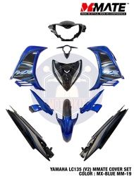 YAMAHA LC135 V2 135LC MMATE SPECIAL COLOR JUPITER MX BLUE BIRU BODY COVER SET STICKER SIAP TAMPAL