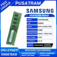Pc RAM SAMSUNG DDR3 2GB 12800/1600MHz ORI Computer RAM PC RAM 1.5v