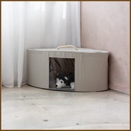 【ikloo】角落式牛津布鋼骨折疊收納箱66L(3入)