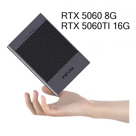 FEVM RTX5060 8G / RTX5060TI 16G Thunderbolt 5 Portable Mini External Graphics Card Oculink Dual-Mode