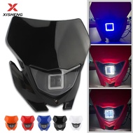 Motorcycle LED Headlight for Yamaha Kawasaki for Suzuki Honda KLX CRF WR YZ 250 450 Motocross DirtBi