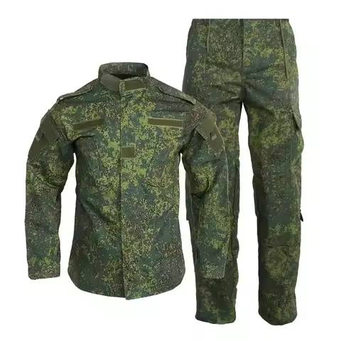 2024 New Hot Flectarn Tactical Uniform Combat ACU German Camouflage Patche Training Outdoor CS Team
