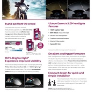 Ultinon Led (Hs1) Dc 6500K 11636Uemx1 Philips Motorcycle Light Bulb