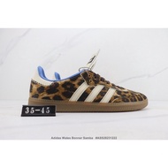 Adidas Wells Bonna Sampa Leather Unique Retro Leopard Print Size 35-45 LJJB