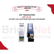 ⭐ READY STOCK ⭐ SFP-1G-13 SFP-1G-15 SFP BiDi 1.25G 20km DDM SMF Single Mode Mikrotik Ubiquiti SFP Tr