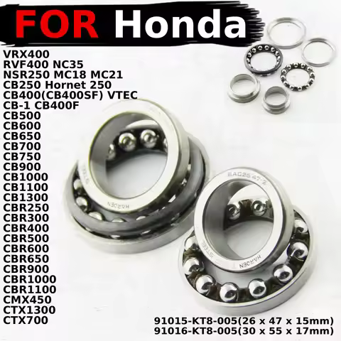 Steering Head Bearing Kit For Honda CB600F CB650F CB700SC CB750 Nighthawk CB750F CB900F CB1000 CB100
