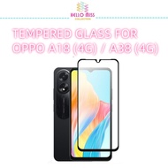 OPPO A18 / OPPO A38 / OPPO A78 4G Full Glue FULL Covered Tempered Glass Screen Protector