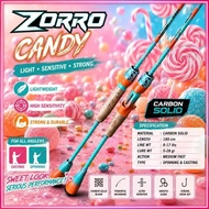 ZORRO CANDY ROD | 180 | SP&BC | CARBON SOLID | MEDIUM ACTION | 8-17lbs
